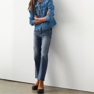 {Pilcro} "The Vintage Straight" Blue Relaxed Cigarette Stovepipe Denim Jeans